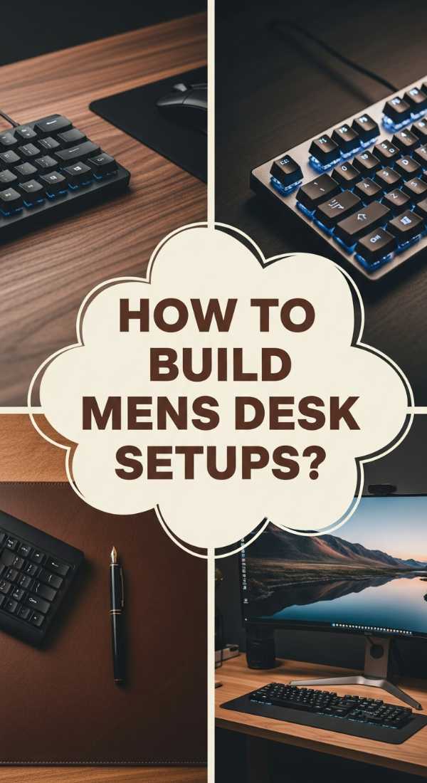 How To Build A Mens Desk Setup Office For Ultimate Focus 69df1b48b4b93