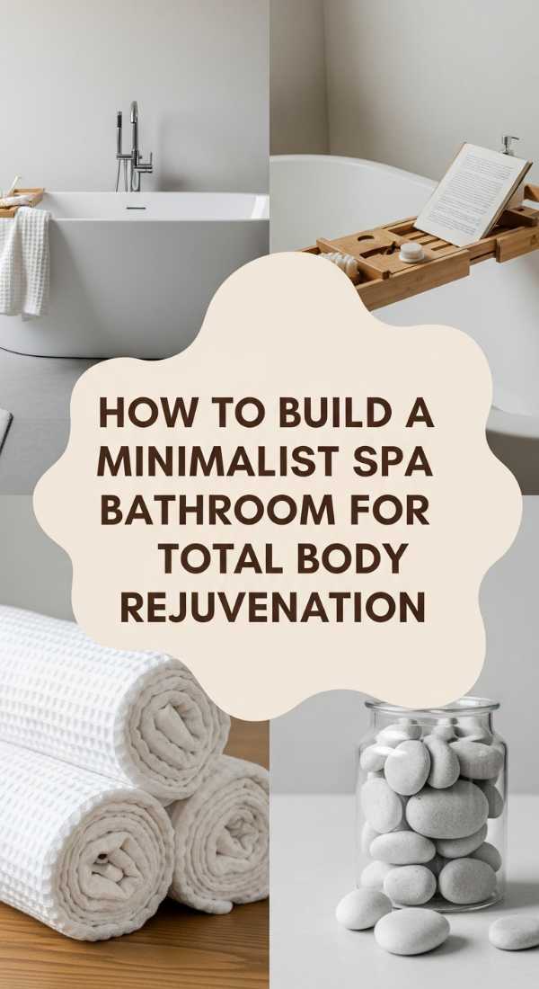 How To Build A Minimalist Spa Bathroom For Total Body Rejuvenation 69e4b9179aee0