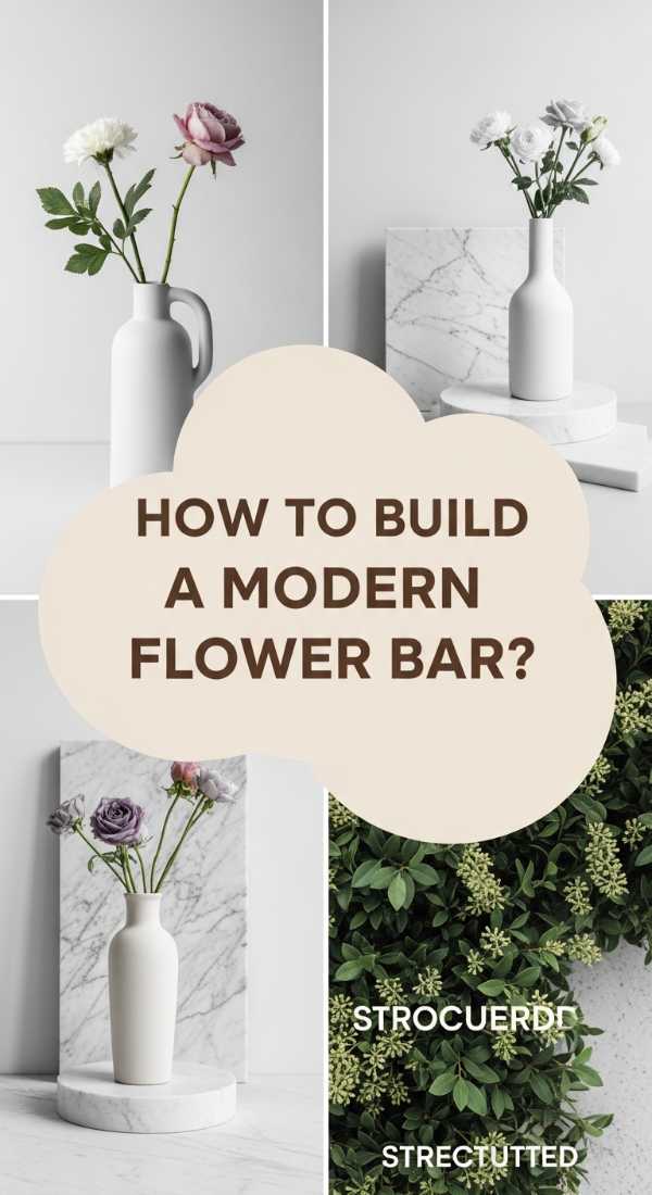 How To Build A Modern Flower Bar For A Minimalist Aesthetic 69f0803d1e3b9