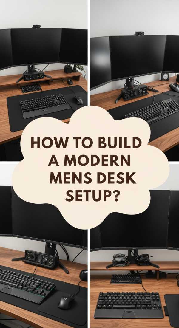 How To Build A Modern Mens Desk Setup For Maximum Focus 69f232d3c91d9