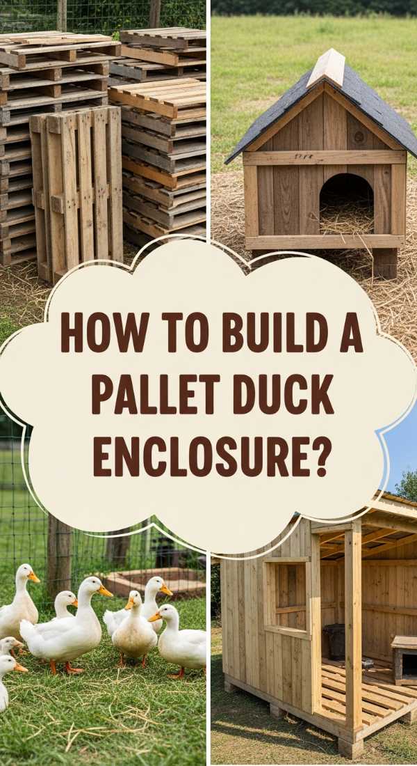 How To Build A Pallet Duck Enclosure For Sustainable Backyard Living 69f238a118ece