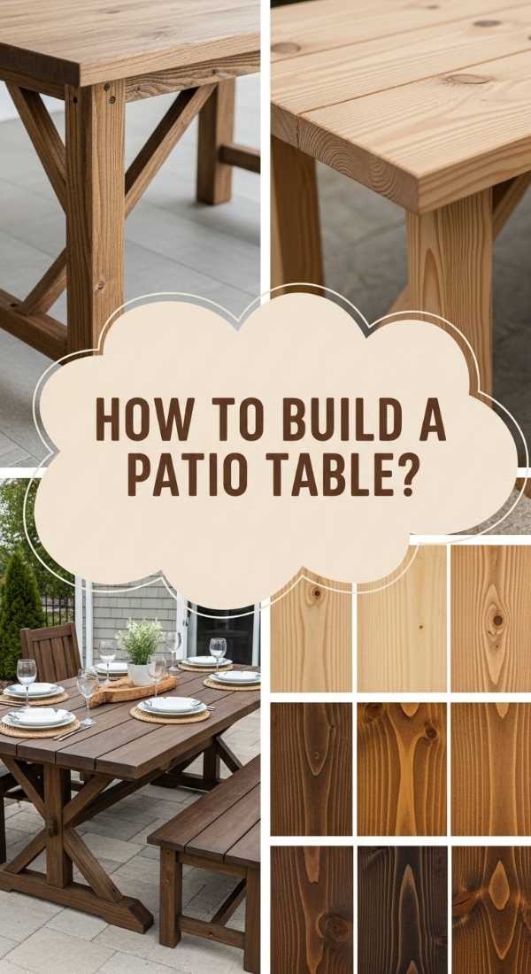 How To Build A Patio Table For Memorable Outdoor Dining 69edfdbb7dd80