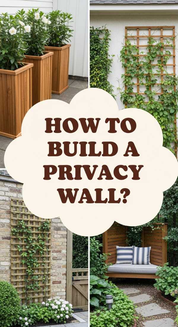 How To Build A Planter Privacy Wall For A Secluded Garden Sanctuary 69f238a87d35e