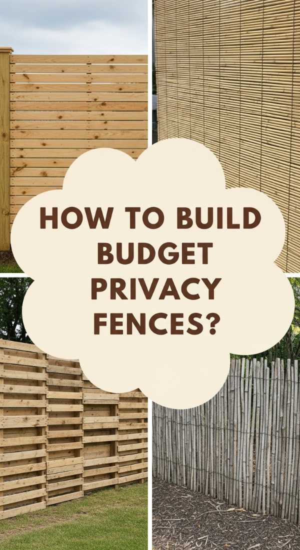 How To Build A Privacy Fence For A Fraction Of The Cost 69ecaed690864