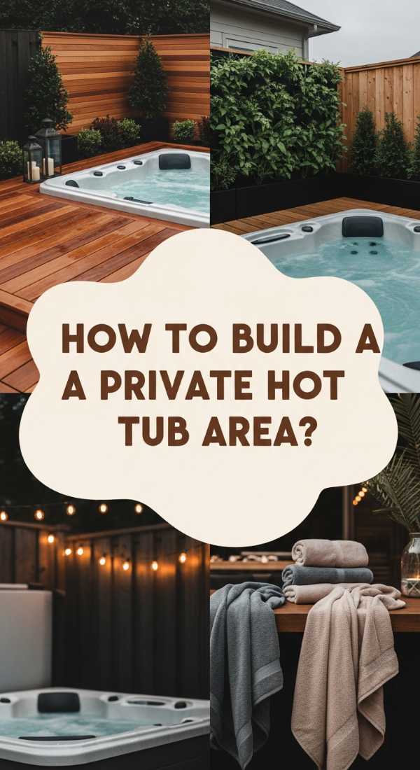 How To Build A Private Hot Tub Area For Total Backyard Relaxation 69edf97e30f0d