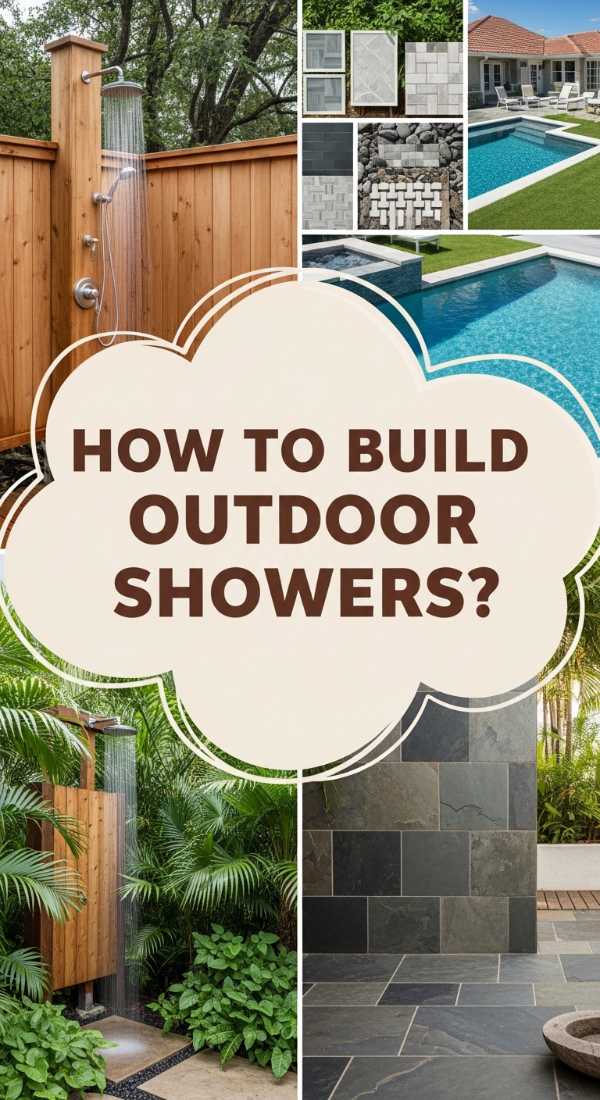 How To Build A Simple Outdoor Shower For Refreshing Summer Afternoons 69ef170d6064b