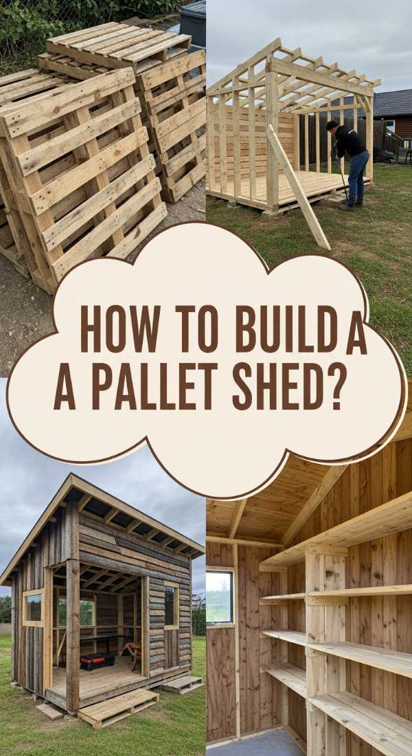 How To Build A Sustainable Shed Out Of Pallets For Garden Storage 69ecacf97c2ba