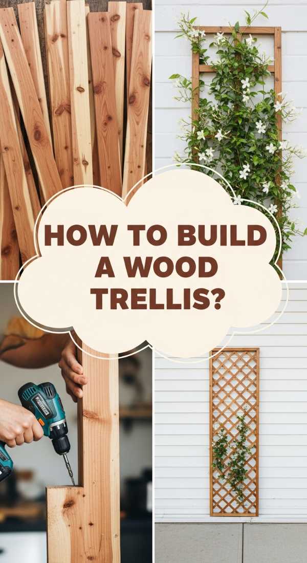 How To Build A Wood Trellis For A Vertical Garden Oasis 69f0820ef366f