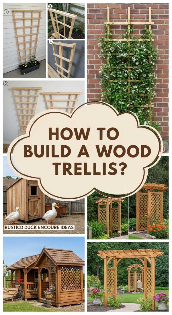 How To Build A Wood Trellis For Vertical Greenery 69edfc108c11a