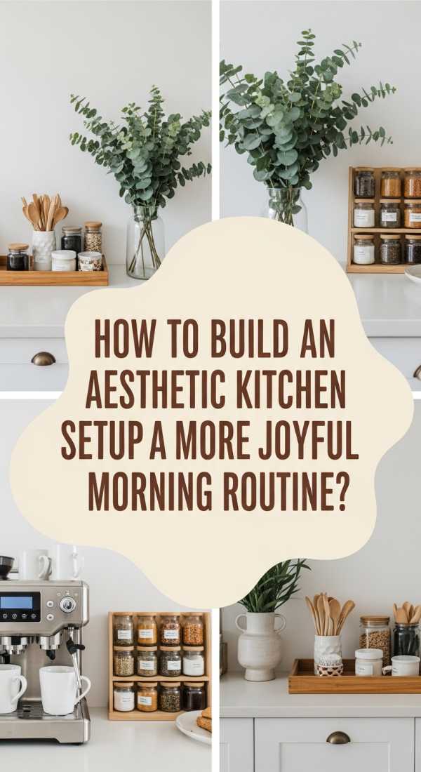 How To Build An Aesthetic Kitchen Setup For A More Joyful Morning Routine 69eb42d302faa