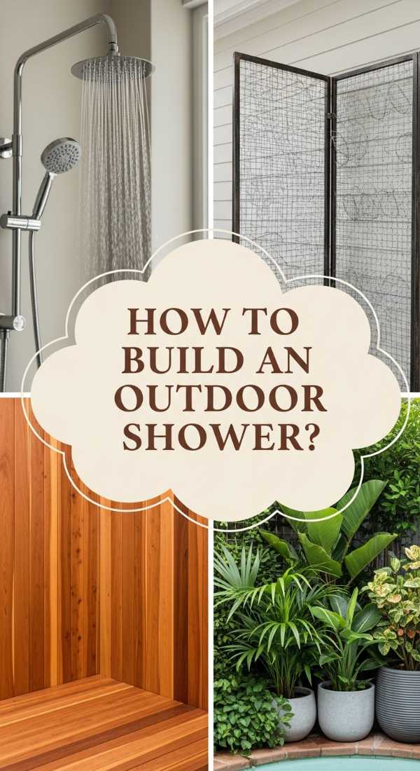 How To Build An Outdoor Shower For Refreshing Summer Days 69e72280495e0