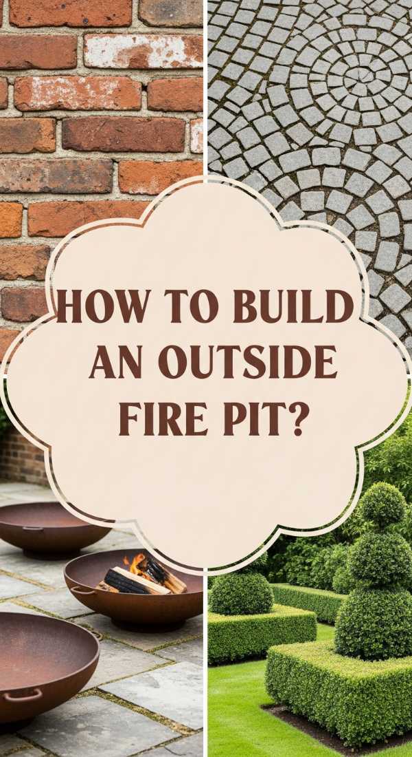 How To Build An Outside Fire Pit For A Timeless Stone Courtyard Aesthetic 69f07f0742369