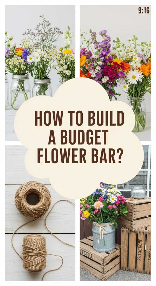 How To Build Diy Flower Bar Ideas For A Stunning Budget Wedding 69f0806f928d7