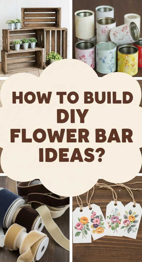 How To Build Diy Flower Bar Ideas For Custom Party Favors 69f08208e9813