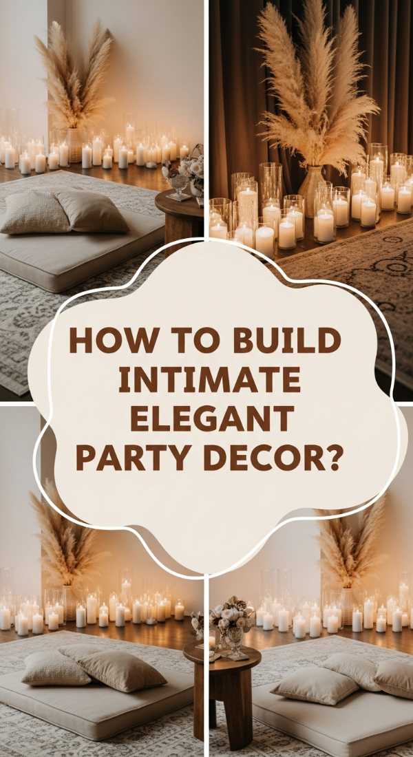 How To Build Intimate Elegant Party Decor Setups For Cozy Gatherings 69eb42bbdc3ea