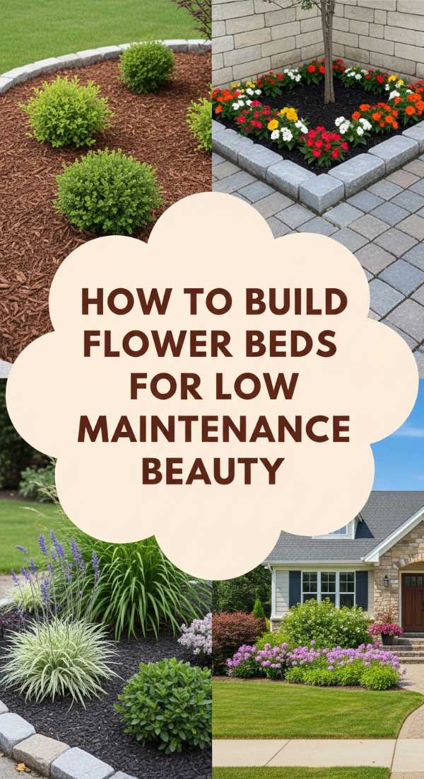 How To Build Low Maintenance Flower Beds For Effortless Beauty 69f2f50220dee