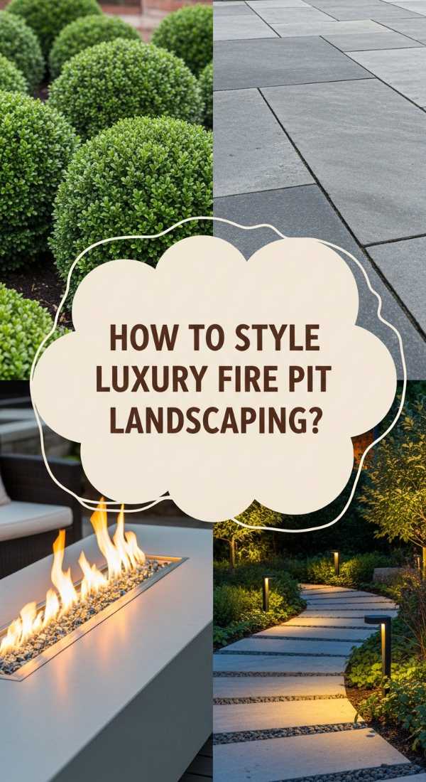 How To Build Luxury Outdoor Fire Pit Landscaping For A Sophisticated Entertainment Space 69f081fe49015