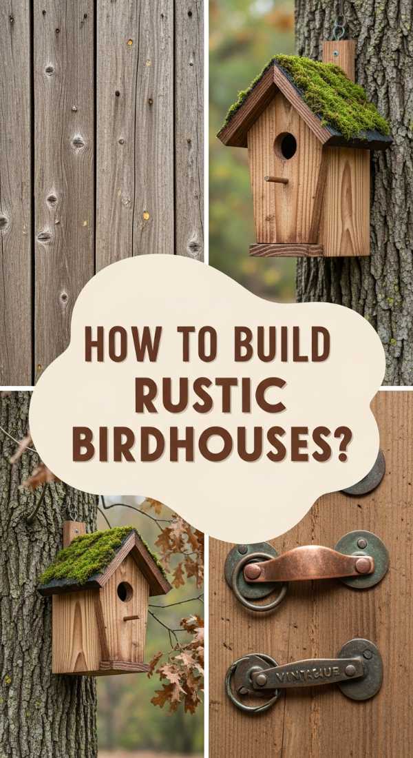 How To Build Rustic Birdhouses For A Whimsical Backyard Sanctuary 69ecaed29f6ef