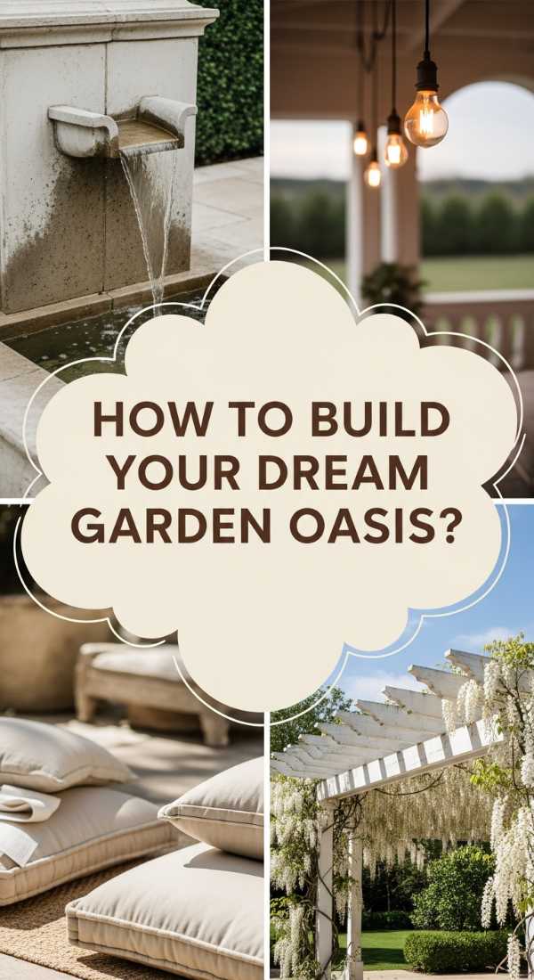 How To Build Your Dream Garden Oasis For Peaceful Summer Evenings 69e6483eac884