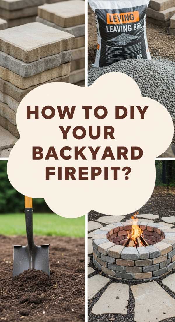 How To Build Your Own Firepit Backyard For A Budget Friendly Glow 69f07f017da40