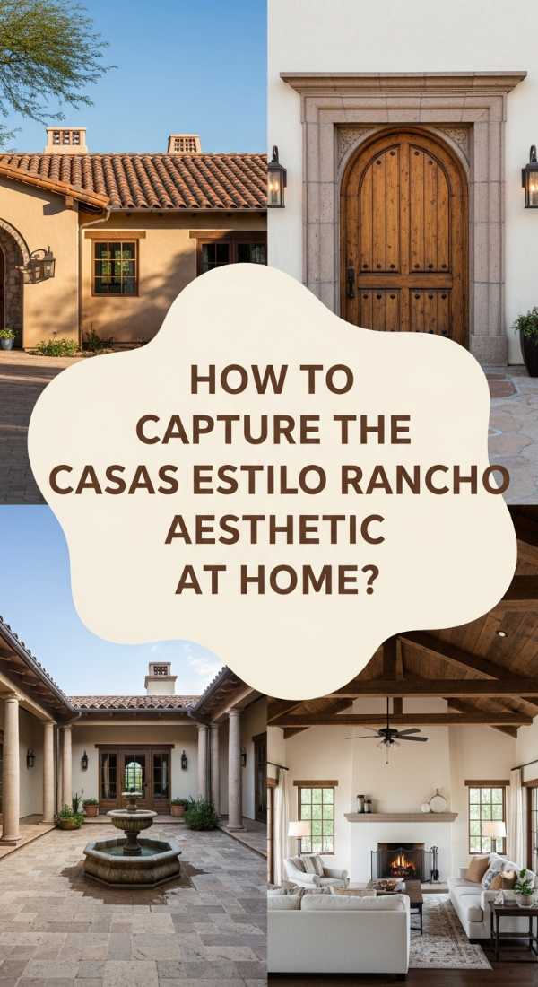 How To Capture The Timeless Casas Estilo Rancho Aesthetic For A Warm Rustic Retreat 69f234ef69c1d
