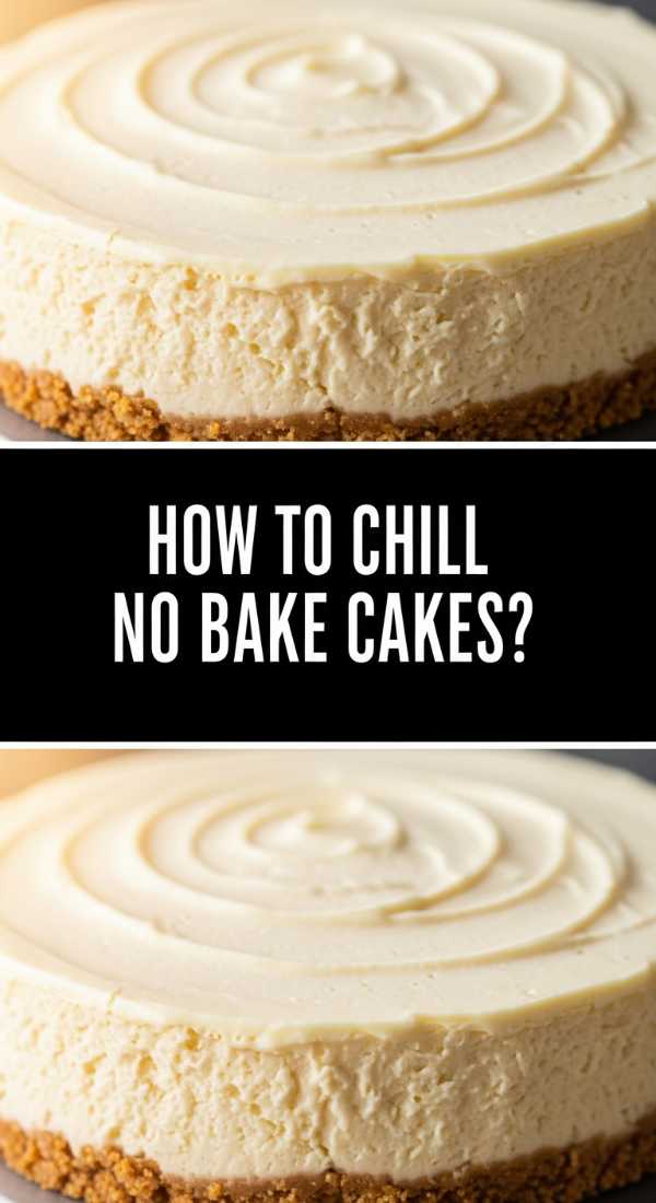 How To Chill No Bake Cakes 69eba56884657