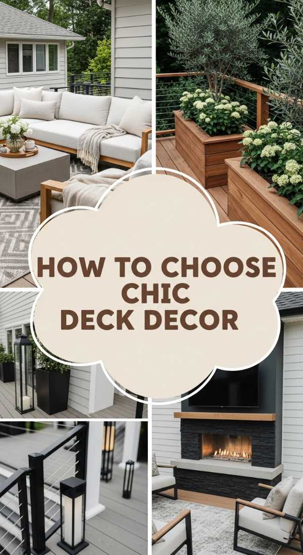 How to Choose Chic Deck Decor for an Elevated Hosting Experience