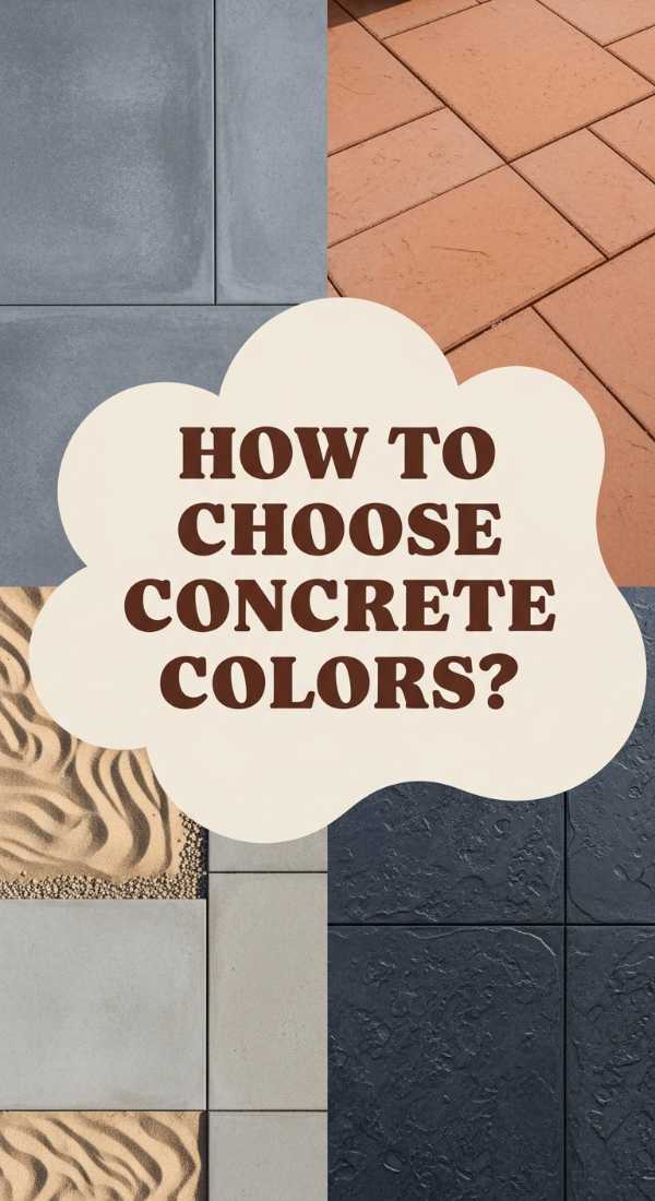 How to Choose Concrete Colors for an Outdoor Living Masterpiece