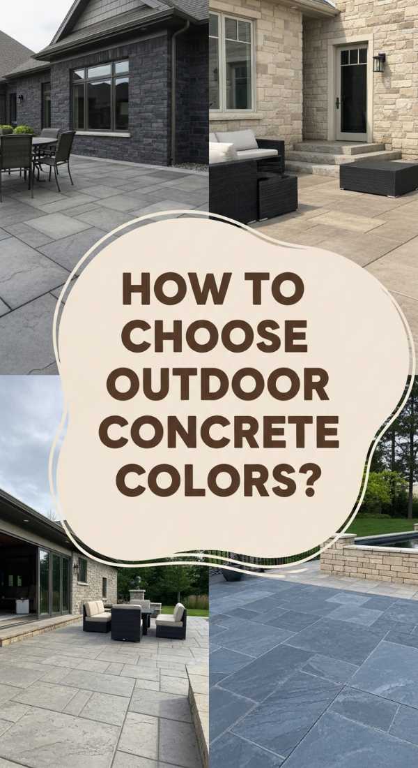 How To Choose Concrete Colors Outdoor For A Modern Backyard Oasis 69f238aa01f5f