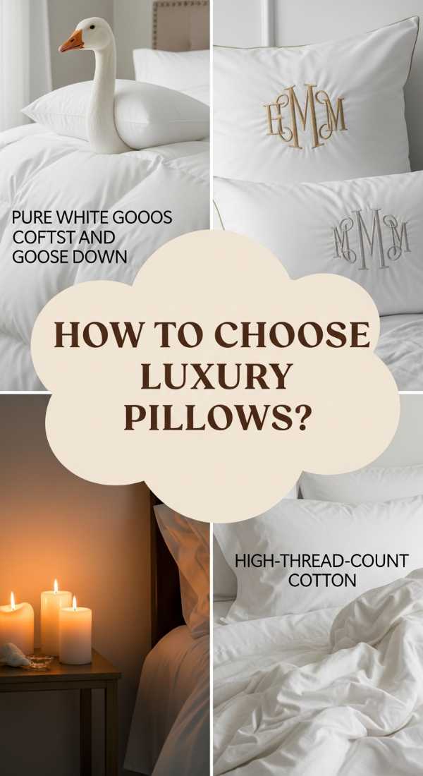 How To Choose Luxury Pillows For The Ultimate Night Of Sleep 69e2709e12b7e