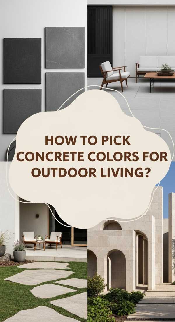 How To Choose Modern Concrete Colors For An Elevated Backyard Oasis 69edfdce9bf10