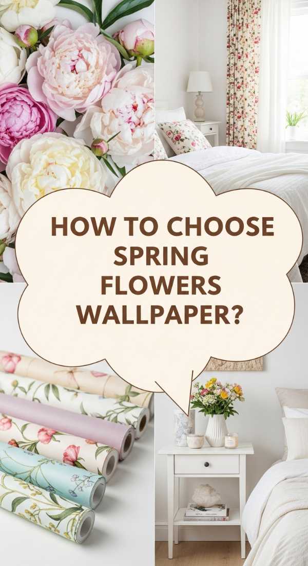 How To Choose Spring Flowers Wallpaper For A Refreshing Bedroom Sanctuary 69df1daa46198