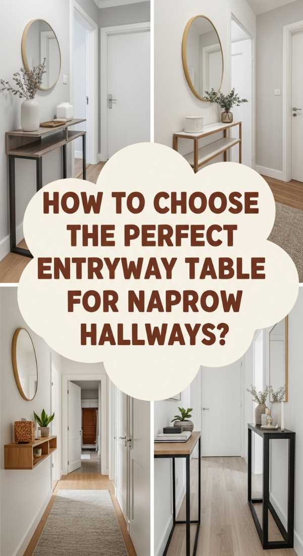 How To Choose The Perfect Entryway Table For Narrow Hallways 69ecacfe0f6f1