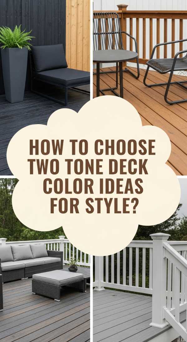 How To Choose Two Tone Deck Color Ideas For A Sophisticated Outdoor Space 69dde8c93d008