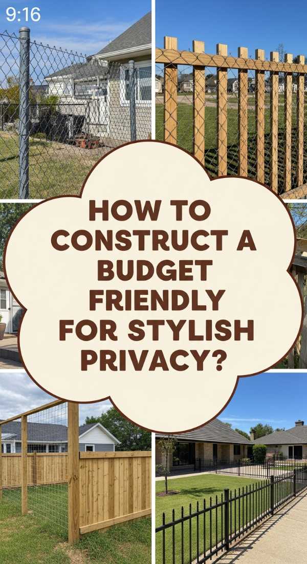 How To Construct A Budget Friendly Fence For Stylish Privacy 69e722844aa20
