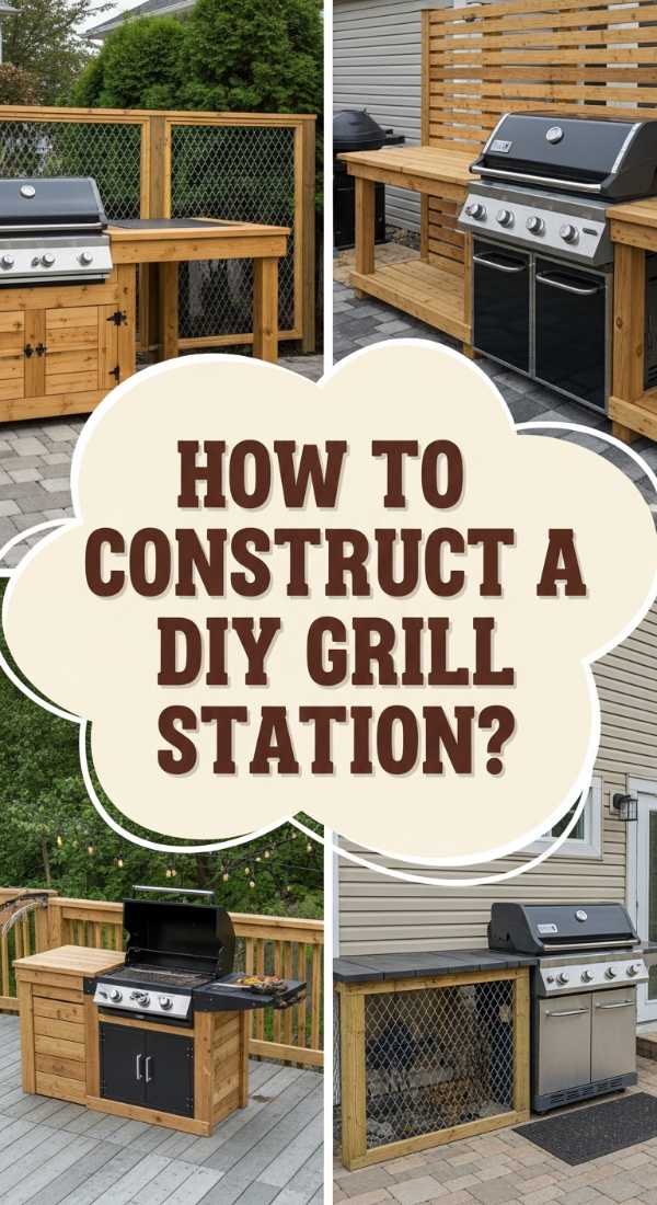 How To Construct A Diy Grill Station Cheap For Epic Summer Cookouts 69f238b85e8c7