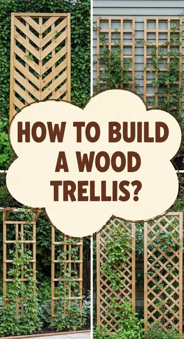 How To Construct A Diy Wood Trellis For Vertical Garden Beauty 69ef13b465916