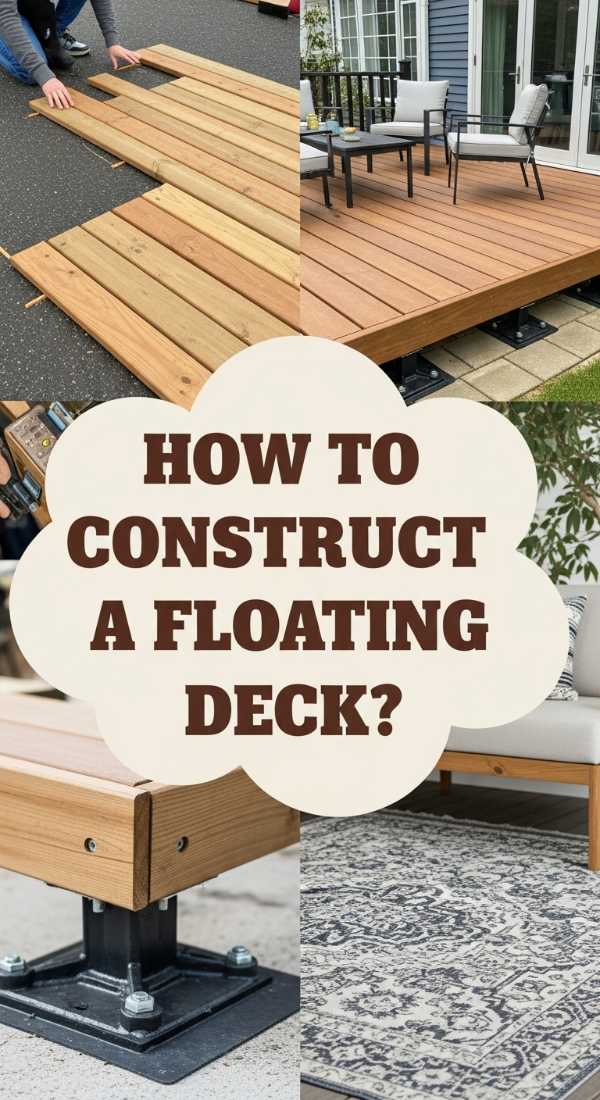 How To Construct A Floating Deck For A Perfect Outdoor Lounge 69ef173cdaea8