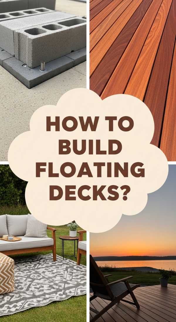 How To Construct A Floating Deck For A Perfect Summer Hangout 69edfc0e6cd75