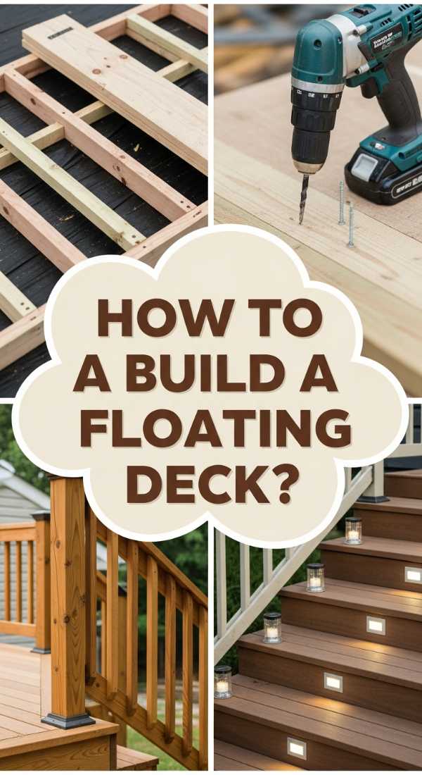 How To Construct A Floating Deck For A Professional Garden Foundation 69edfde492c22