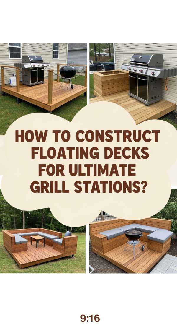 How To Construct A Floating Deck For The Ultimate Summer Grill Station 69edfdcca40ef