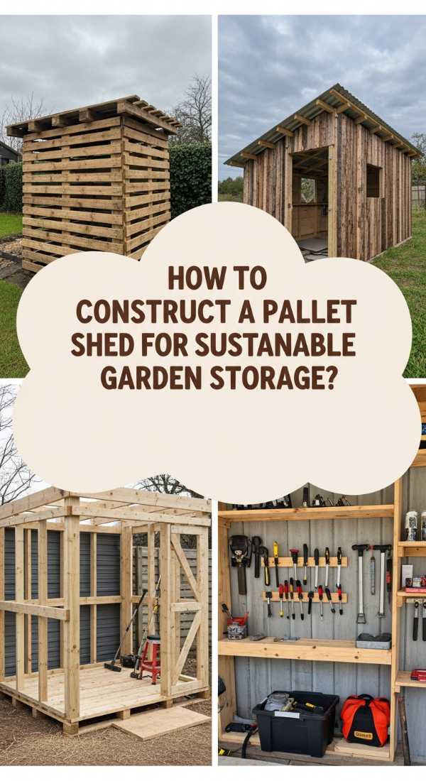 How To Construct A Pallet Shed For Sustainable Garden Storage 69ef123a6fa7d
