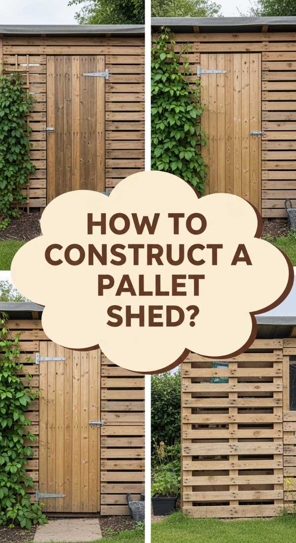 How To Construct A Shed Out Of Pallets For Sustainable Storage 69edf97fea622