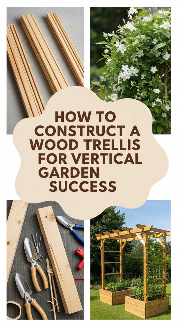 How To Construct A Wood Trellis For Vertical Garden Success 69f2388b89b04