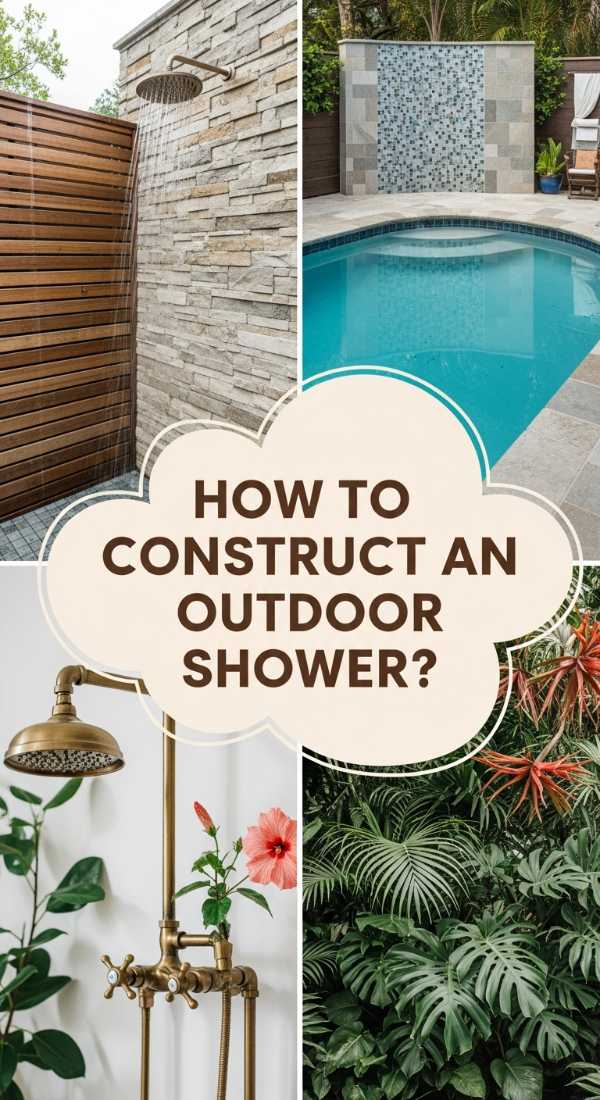 How To Construct An Outdoor Shower For Refreshing Summer Days 69f2f802e2d8d