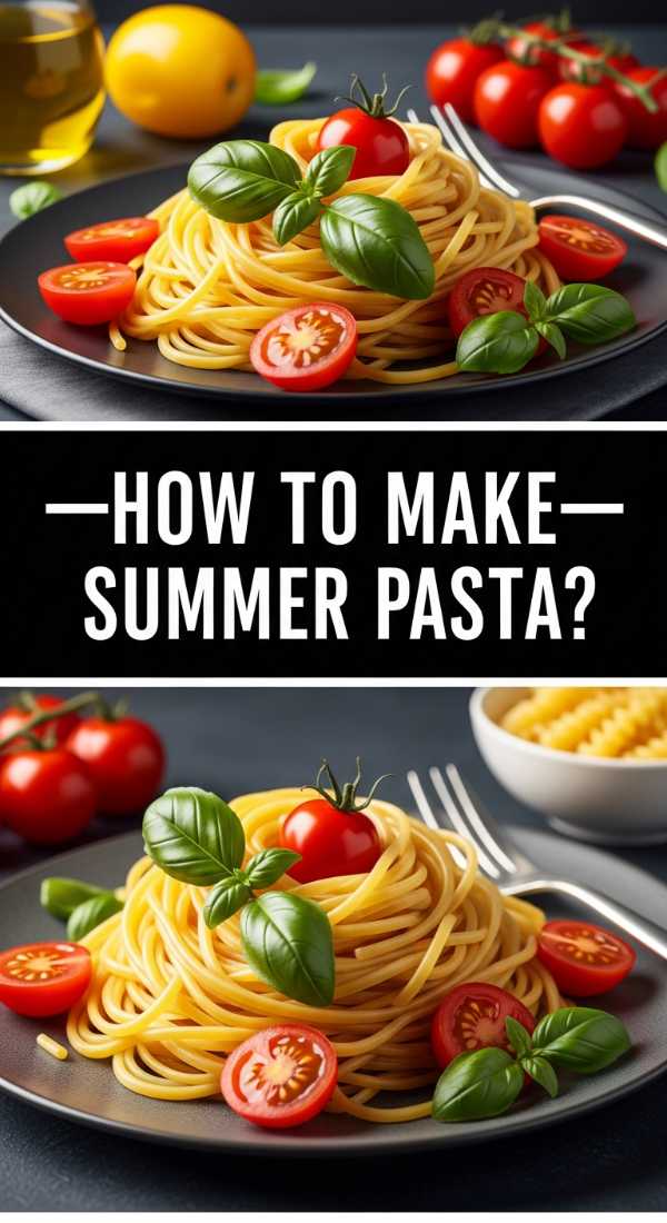 How To Cook Easy Summer Pasta Recipes 69ef88f5b1b1b