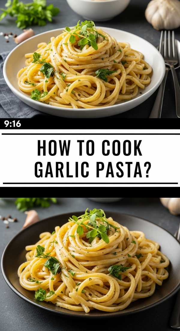 How To Cook Garlic Pasta 69ef891a99e26