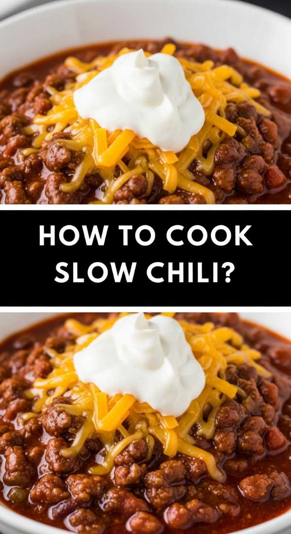 How To Cook Slow Chili For Family Dinner 69f253809cf4a