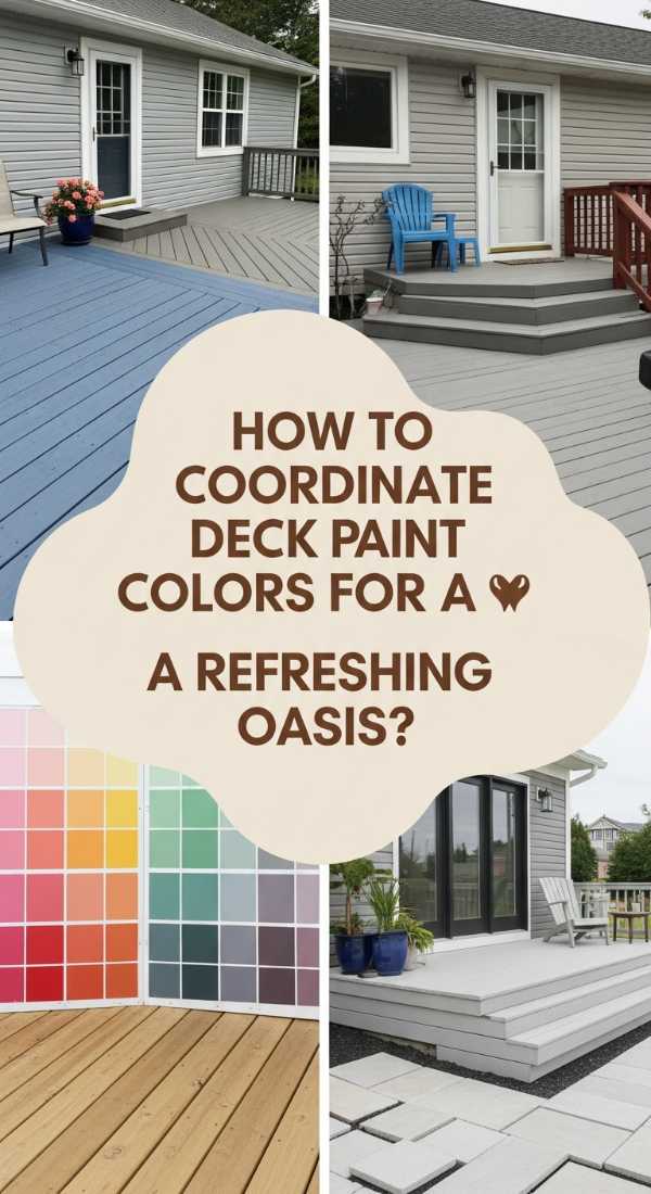 How To Coordinate Deck Paint Colors For A Refreshing Backyard Oasis 69ef13becc38f