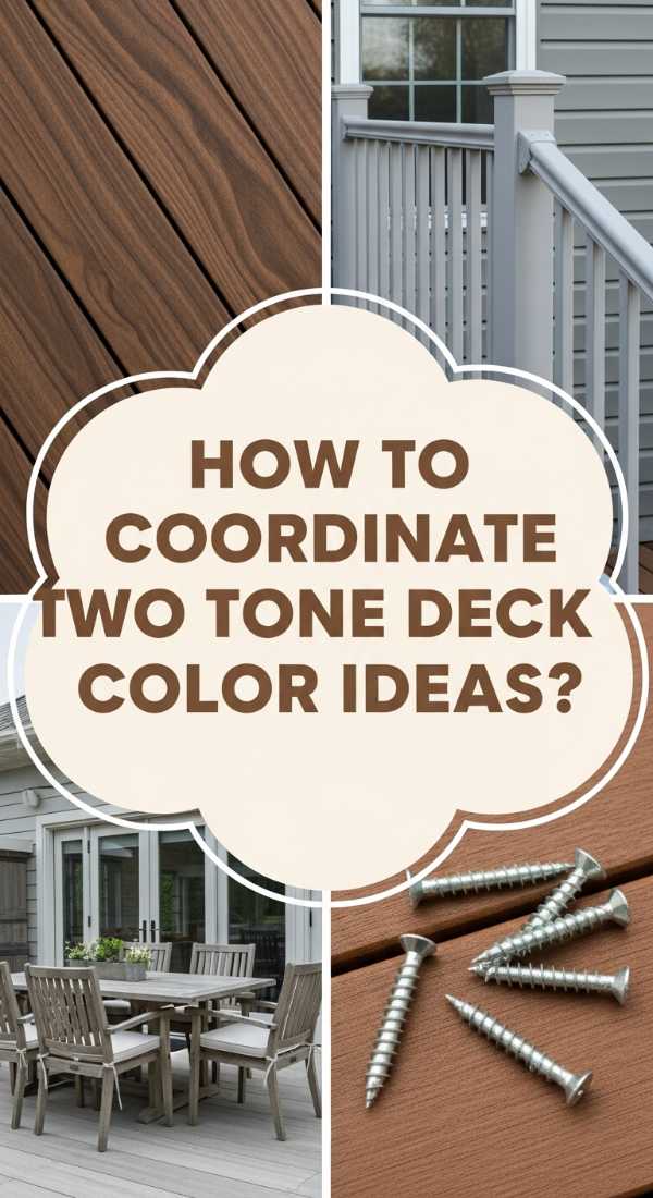 How To Coordinate Two Tone Deck Color Ideas For Modern Luxury 69e9fc7cc6e66
